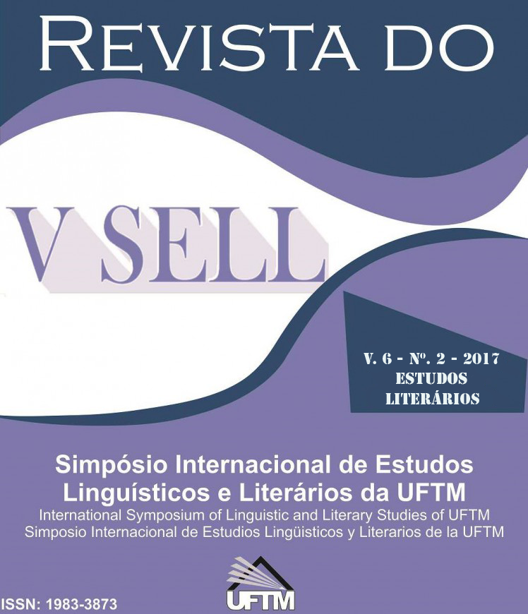					Visualizar v. 6 n. 2 (2017): Revista do SELL - Estudos Literários
				