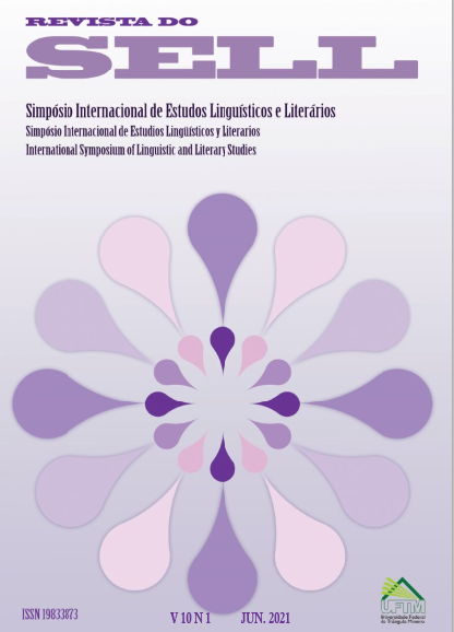 					Visualizar v. 10 n. 1 (2021): Revista do SELL - Estudos Linguísticos e Literários
				