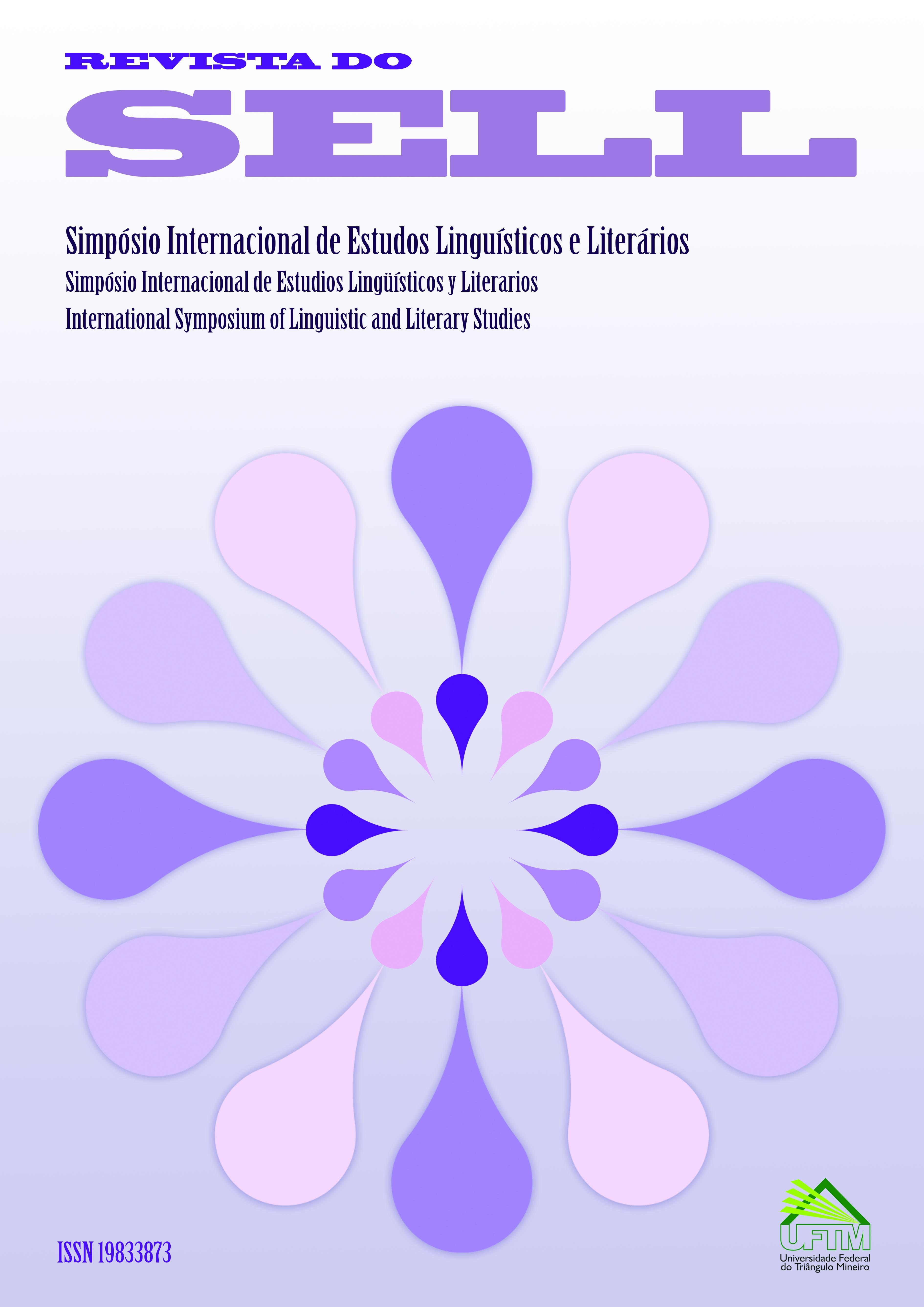 					Visualizar v. 10 n. 2 (2021): Revista do SELL - Estudos Linguísticos e Literários
				