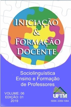 					Ver Vol. 6 Núm. 1 (2019): Sociolinguística, Ensino e Formação de Professores
				