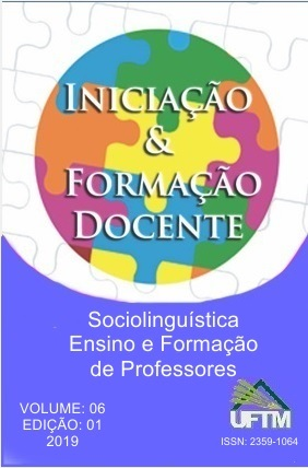 					Visualizar v. 6 n. 1 (2019): Sociolinguística, Ensino e Formação de Professores
				