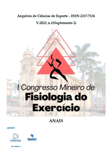 					Visualizar v. 11 n. Suplemento 2 (2023): I Congresso Mineiro de Fisiologia do Exercício
				